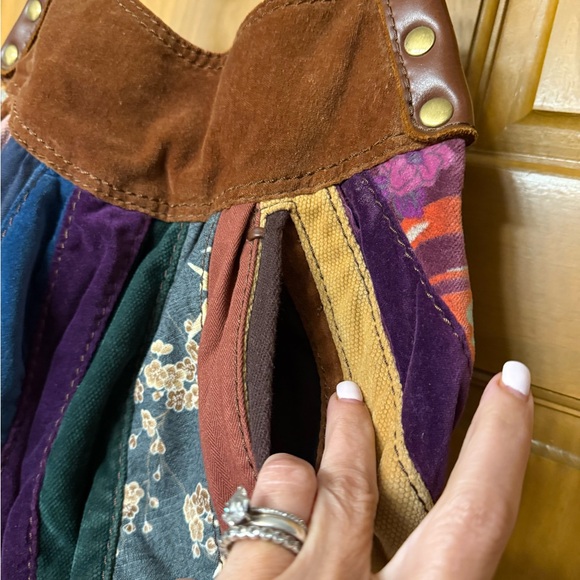 Lucky Brand Colorful Patchwork Hobo Bag - Picture 3 of 13